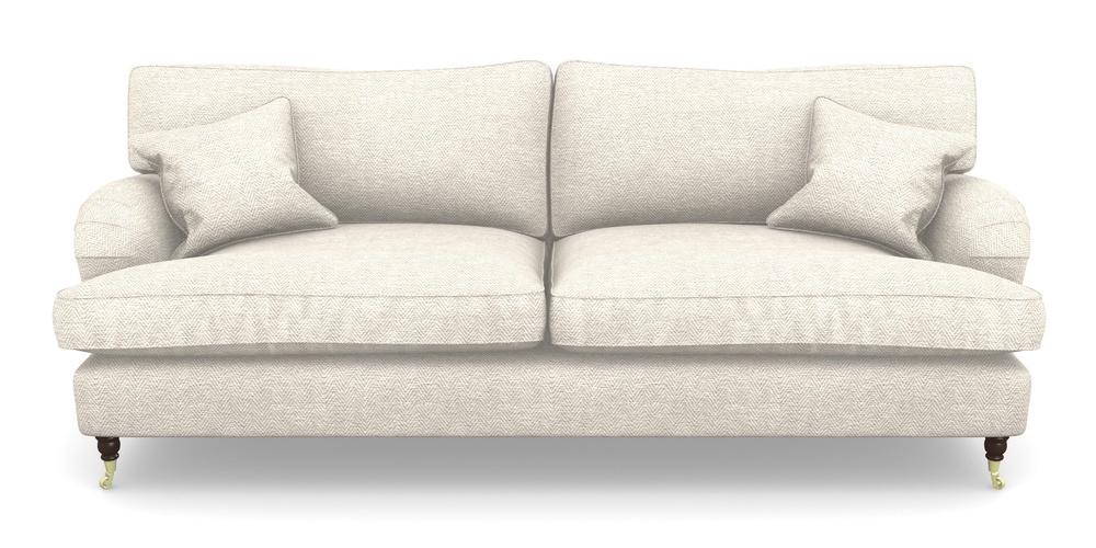 Product photograph of Alwinton 4 Seater Sofa In Dundee Herringbone - Linen from Sofas and Stuff Limited