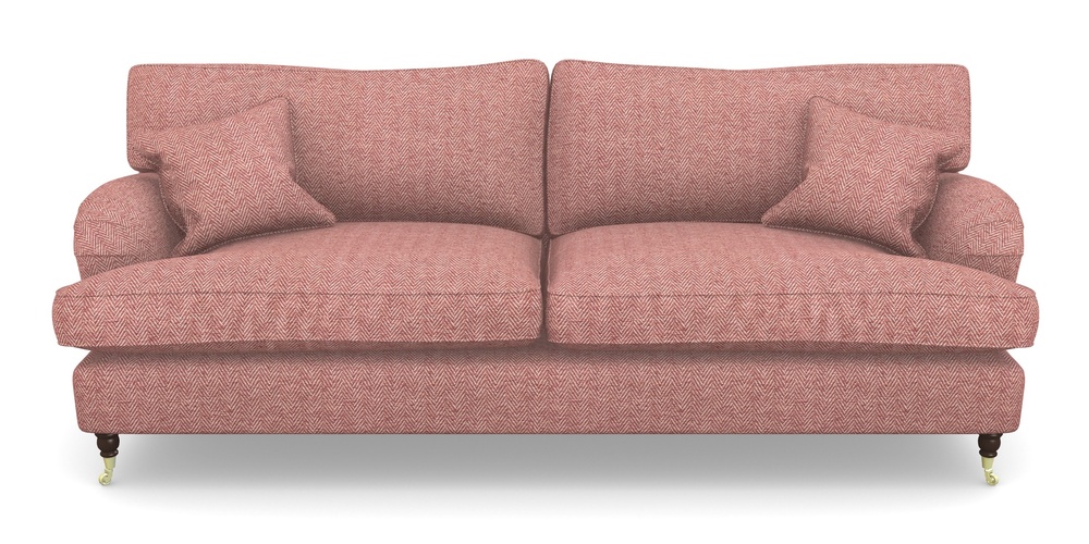 Product photograph of Alwinton 4 Seater Sofa In Dundee Herringbone - Rose from Sofas and Stuff Limited
