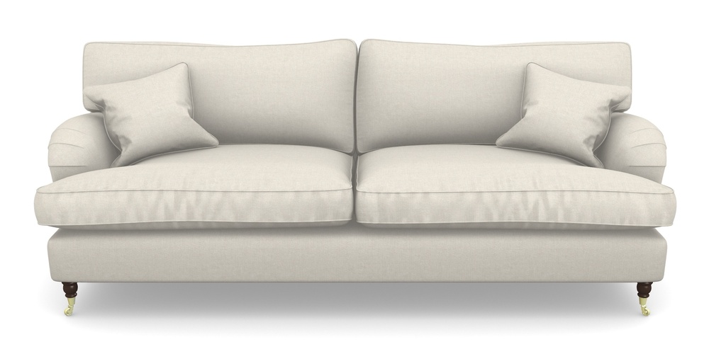Product photograph of Alwinton 4 Seater Sofa In Easy Clean Plain - Chalk from Sofas and Stuff Limited