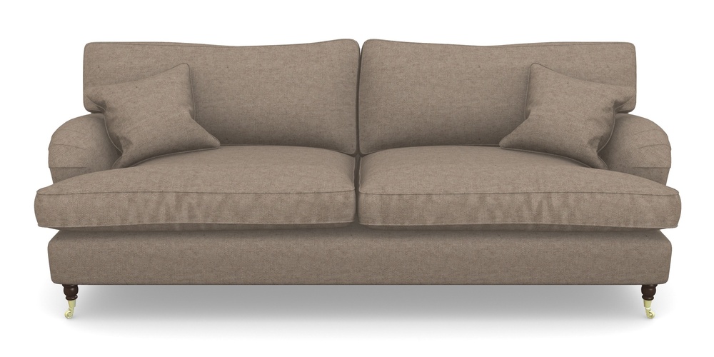 Product photograph of Alwinton 4 Seater Sofa In Easy Clean Plain - Camel from Sofas and Stuff Limited