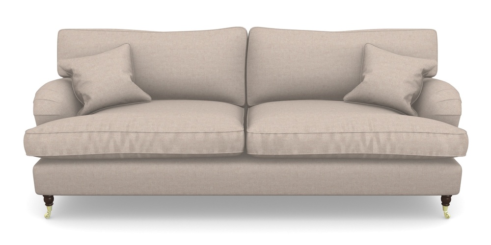 Product photograph of Alwinton 4 Seater Sofa In Easy Clean Plain - Cream from Sofas and Stuff Limited