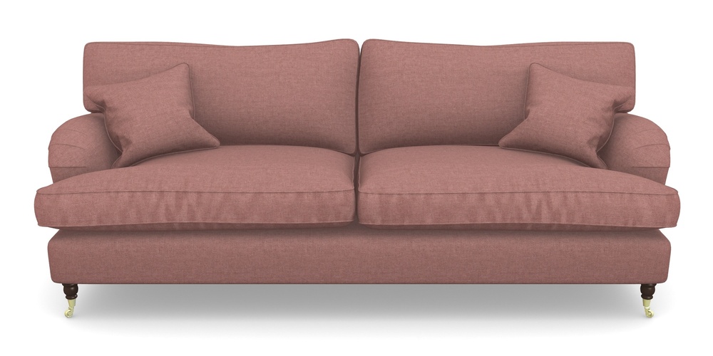 Product photograph of Alwinton 4 Seater Sofa In Easy Clean Plain - Rosewood from Sofas and Stuff Limited