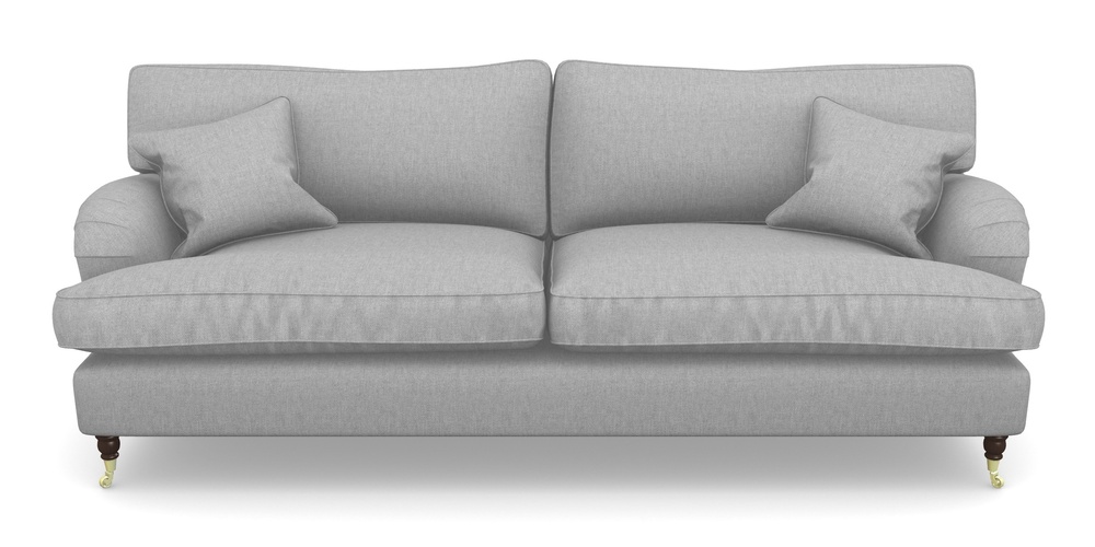 Product photograph of Alwinton 4 Seater Sofa In Easy Clean Plain - Silver from Sofas and Stuff Limited