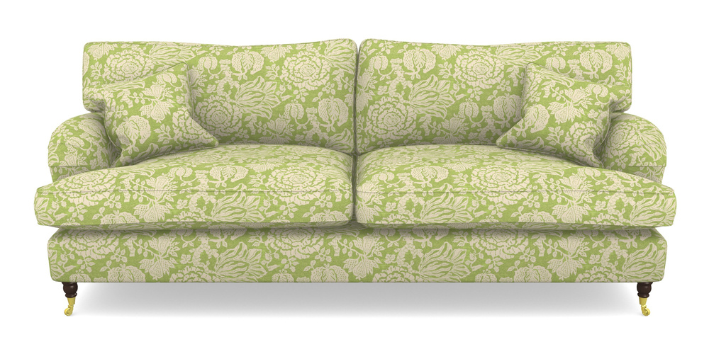 Product photograph of Alwinton 4 Seater Sofa In V A Brompton Collection - Flowering Kale - Lime from Sofas and Stuff Limited