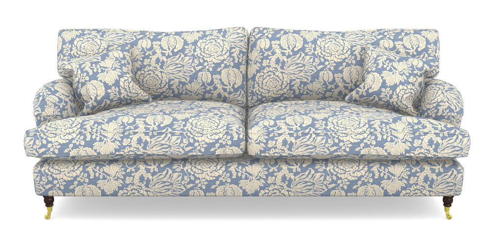 Product photograph of Alwinton 4 Seater Sofa In V A Brompton Collection - Flowering Kale - Morning Blue from Sofas and Stuff Limited