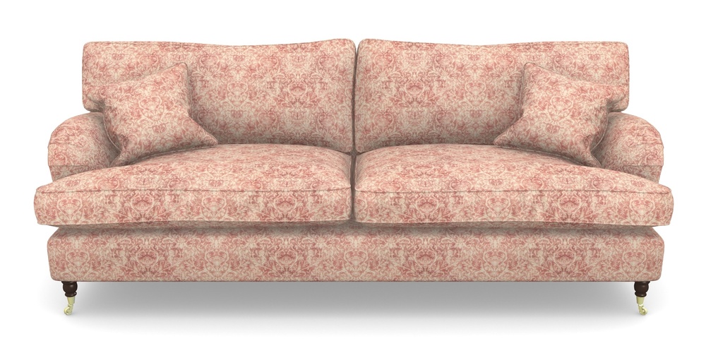 Product photograph of Alwinton 4 Seater Sofa In Grace Linen - Brick from Sofas and Stuff Limited