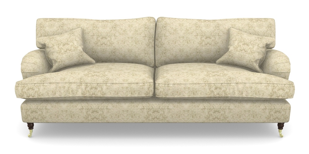 Product photograph of Alwinton 4 Seater Sofa In Grace Linen - Olive from Sofas and Stuff Limited