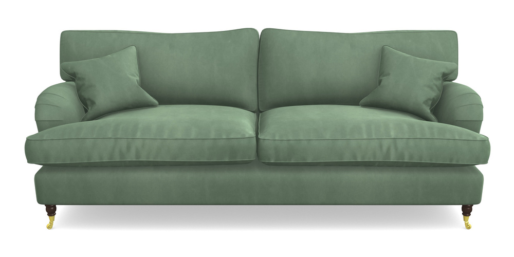 Product photograph of Alwinton 4 Seater Sofa In House Clever Velvet - Celadon from Sofas and Stuff Limited