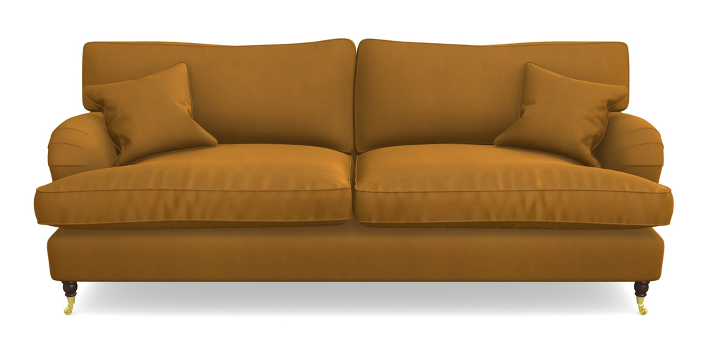 Product photograph of Alwinton 4 Seater Sofa In House Clever Velvet - Ochre from Sofas and Stuff Limited