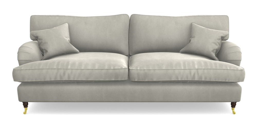 Product photograph of Alwinton 4 Seater Sofa In House Clever Velvet - Stone from Sofas and Stuff Limited