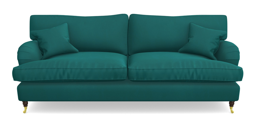 Product photograph of Alwinton 4 Seater Sofa In House Clever Velvet - Teal from Sofas and Stuff Limited