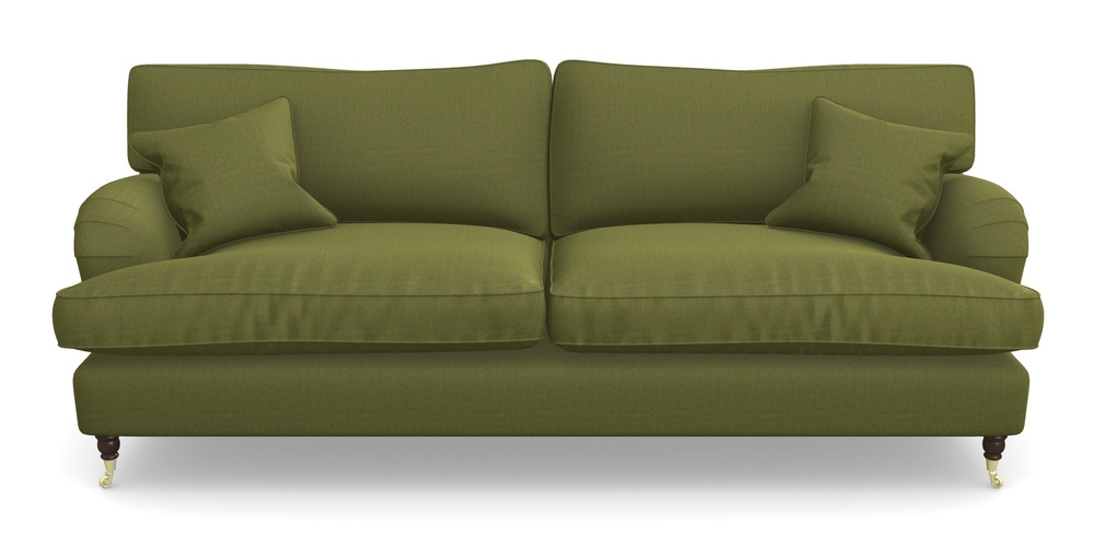Product photograph of Alwinton 4 Seater Sofa In House Velvet - Olive from Sofas and Stuff Limited