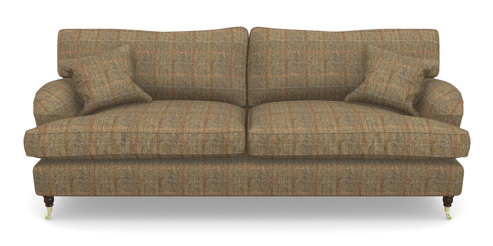 Product photograph of Alwinton 4 Seater Sofa In Harris Tweed House - Harris Tweed House Bracken Herringbone from Sofas and Stuff Limited
