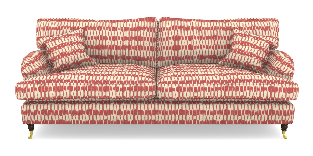 Product photograph of Alwinton 4 Seater Sofa In V A Brompton Collection - Ikat - Chilli from Sofas and Stuff Limited