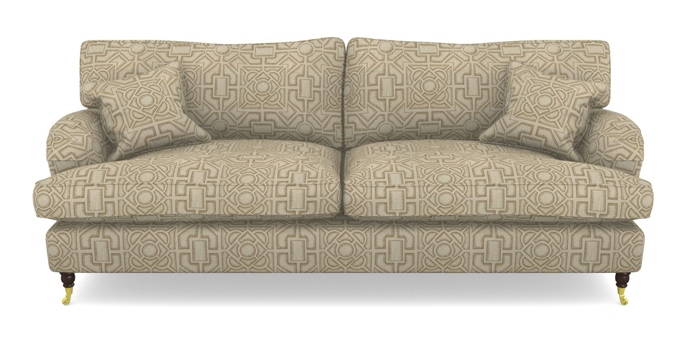 Product photograph of Alwinton 4 Seater Sofa In Rhs Collection - Large Knot Garden Linen - Gold from Sofas and Stuff Limited