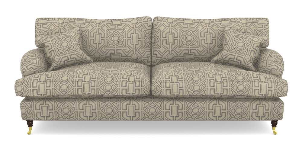 Product photograph of Alwinton 4 Seater Sofa In Rhs Collection - Large Knot Garden Linen - Grey from Sofas and Stuff Limited
