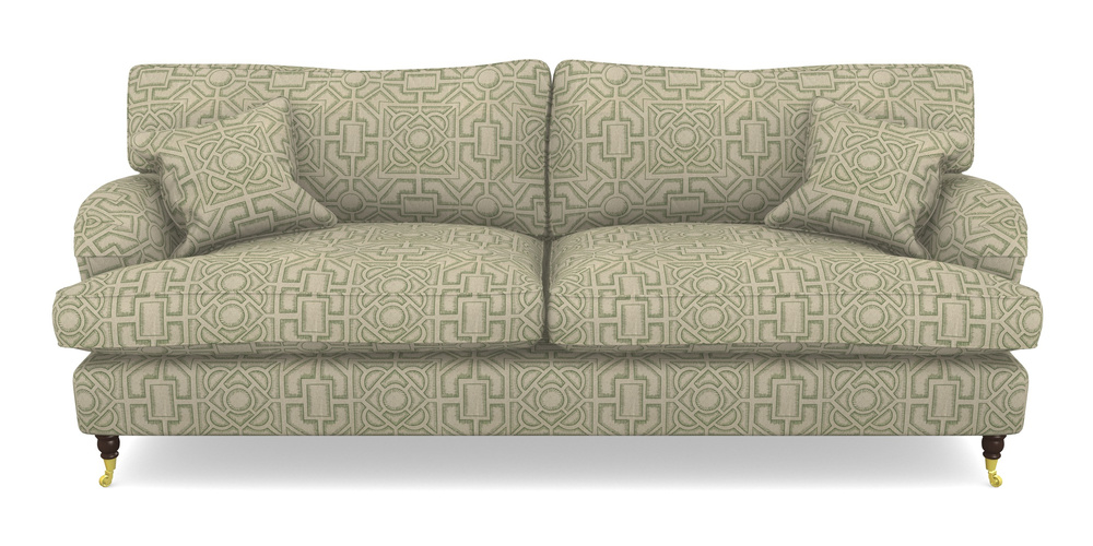 Product photograph of Alwinton 4 Seater Sofa In Rhs Collection - Large Knot Garden Linen - Green from Sofas and Stuff Limited
