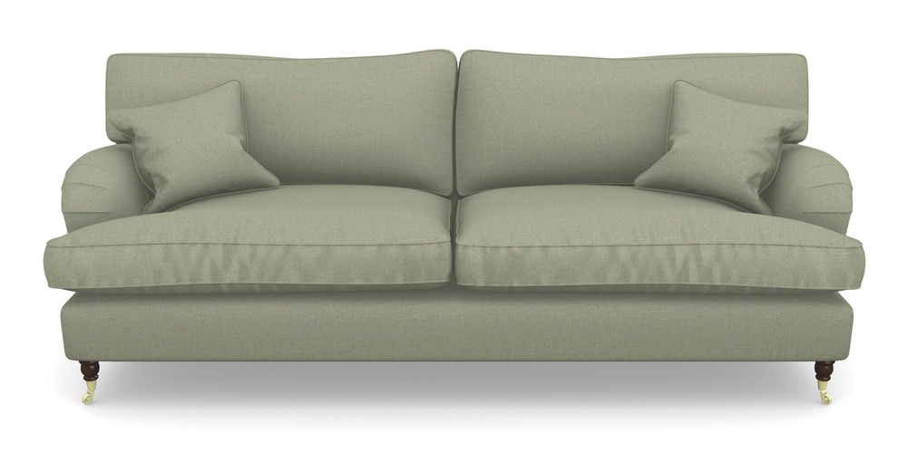 Product photograph of Alwinton 4 Seater Sofa In Plain Linen Cotton - Sage from Sofas and Stuff Limited