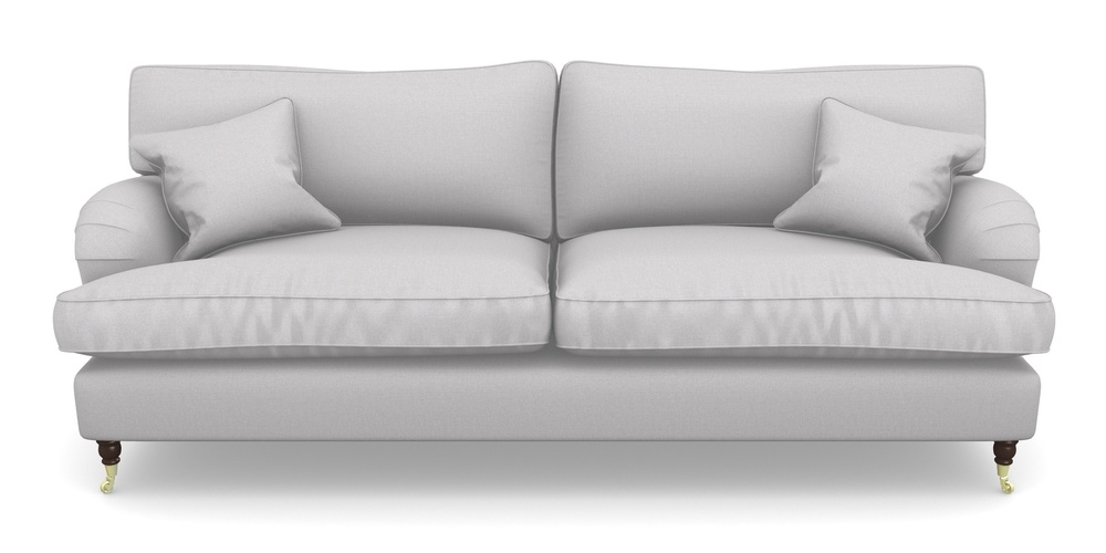 Product photograph of Alwinton 4 Seater Sofa In Plain Linen Cotton - Seal from Sofas and Stuff Limited