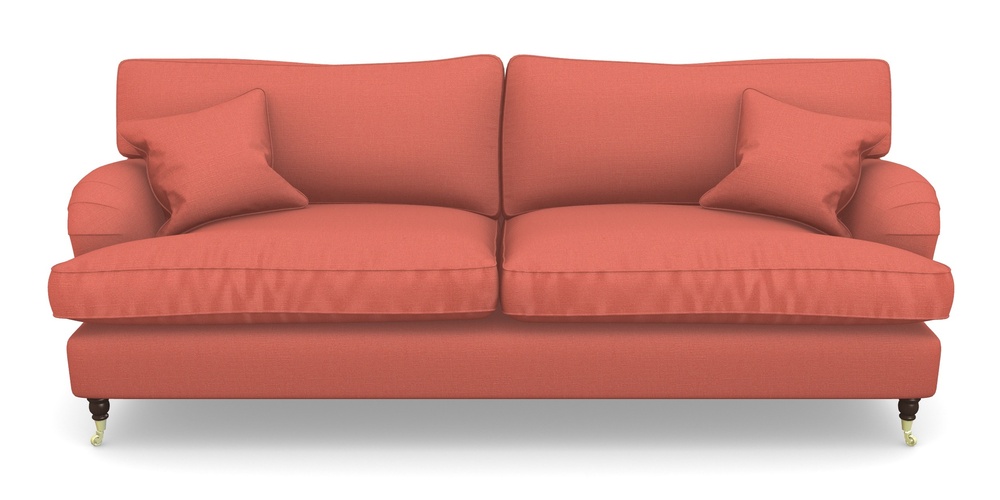 Product photograph of Alwinton 4 Seater Sofa In Plain Linen Cotton - Tequila Sunset from Sofas and Stuff Limited