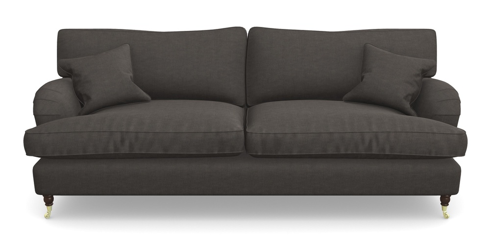 Product photograph of Alwinton 4 Seater Sofa In Super Soft Velvet - Mocha from Sofas and Stuff Limited