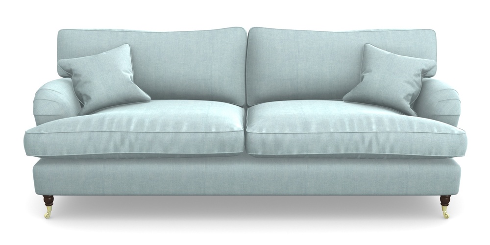 Product photograph of Alwinton 4 Seater Sofa In Super Soft Velvet - Sky from Sofas and Stuff Limited