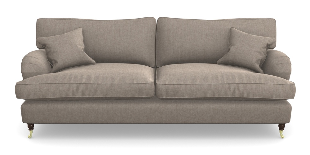 Product photograph of Alwinton 4 Seater Sofa In Super Soft Velvet - Wicker from Sofas and Stuff Limited