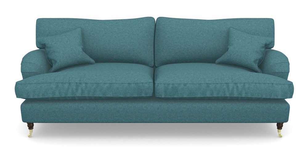 Product photograph of Alwinton 4 Seater Sofa In Soft Wool - Cerulean from Sofas and Stuff Limited