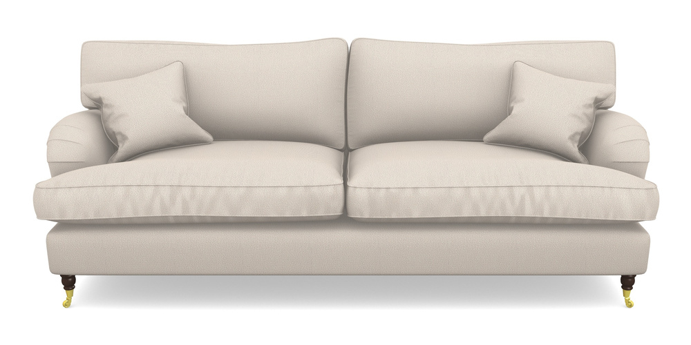 Product photograph of Alwinton 4 Seater Sofa In Two Tone Plain - Biscuit from Sofas and Stuff Limited