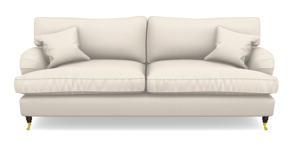 Product photograph of Alwinton 4 Seater Sofa In Two Tone Plain - Calico from Sofas and Stuff Limited