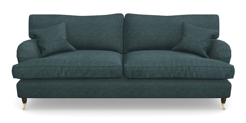 Product photograph of Alwinton 4 Seater Sofa In Textured Velvet - Atlantic from Sofas and Stuff Limited