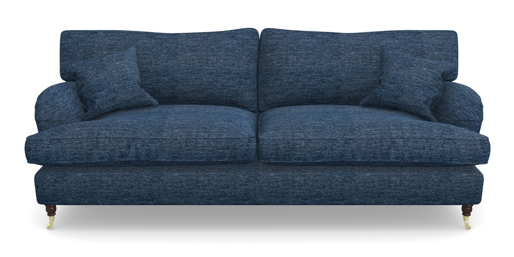 Product photograph of Alwinton 4 Seater Sofa In Textured Velvet - Denim from Sofas and Stuff Limited