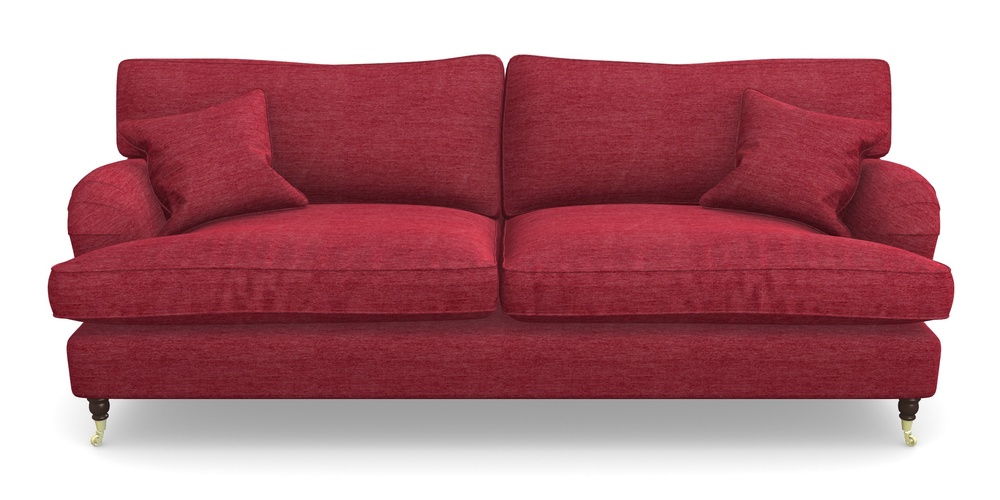 Product photograph of Alwinton 4 Seater Sofa In Textured Velvet - Firebrick from Sofas and Stuff Limited