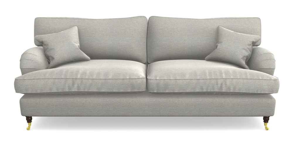 Product photograph of Alwinton 4 Seater Sofa In Textured Velvet - Silver from Sofas and Stuff Limited