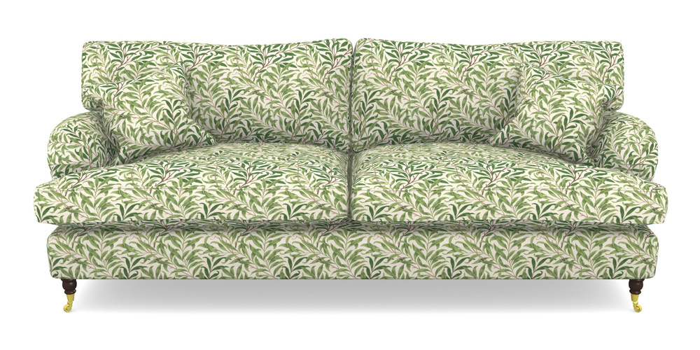 Product photograph of Alwinton 4 Seater Sofa In William Morris Collection - Willow Boughs - Leaf Green from Sofas and Stuff Limited