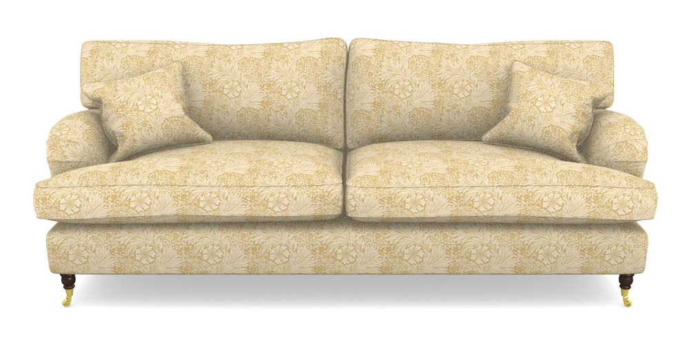 Product photograph of Alwinton 4 Seater Sofa In William Morris Collection - Marigold - Lichen Cowslip from Sofas and Stuff Limited