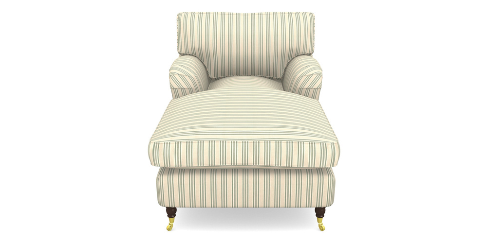 Product photograph of Alwinton Chaise Chair In Cloth 22 - Racing Stripes Ayr - Mint from Sofas and Stuff Limited