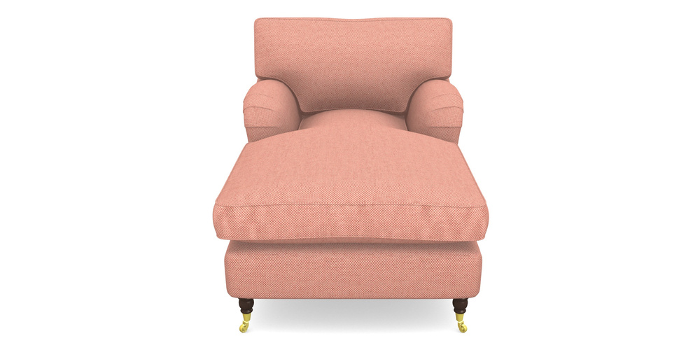 Product photograph of Alwinton Chaise Chair In Basket Weave - Peony from Sofas and Stuff Limited