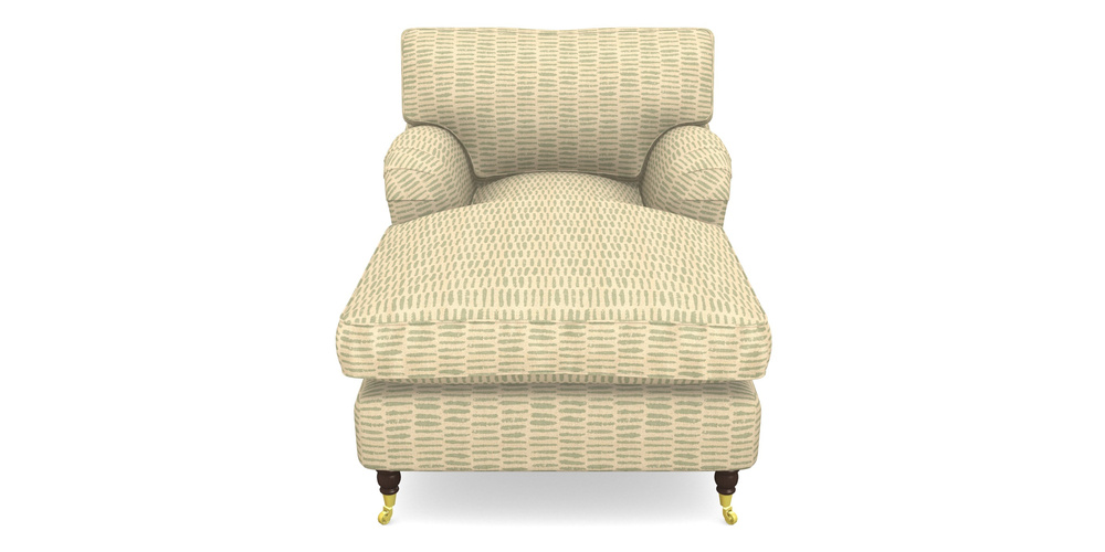 Product photograph of Alwinton Chaise Chair In Cloth 18 - Daub - Fennel from Sofas and Stuff Limited