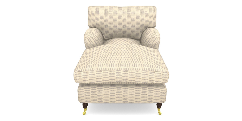 Product photograph of Alwinton Chaise Chair In Cloth 18 - Daub - Lavender from Sofas and Stuff Limited