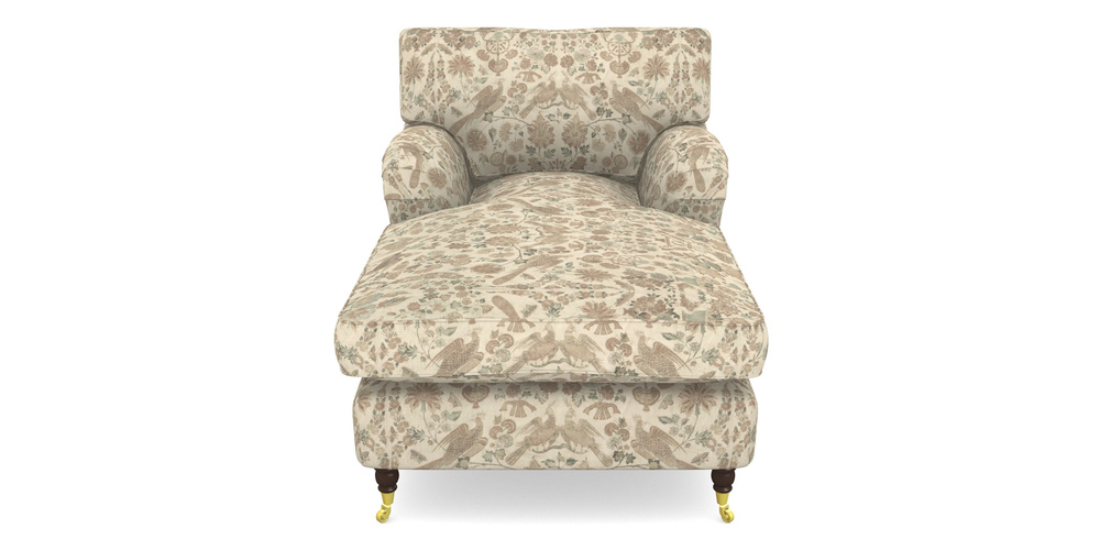 Product photograph of Alwinton Chaise Chair In V A Brompton Collection - Coromandel - Assam Tea from Sofas and Stuff Limited