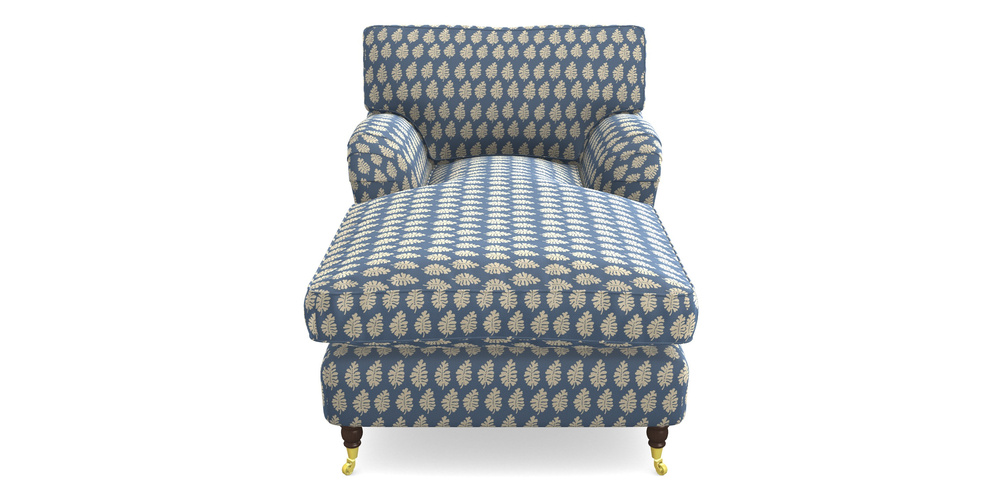 Product photograph of Alwinton Chaise Chair In Cloth 21 - Oak Leaf - Bilberry from Sofas and Stuff Limited