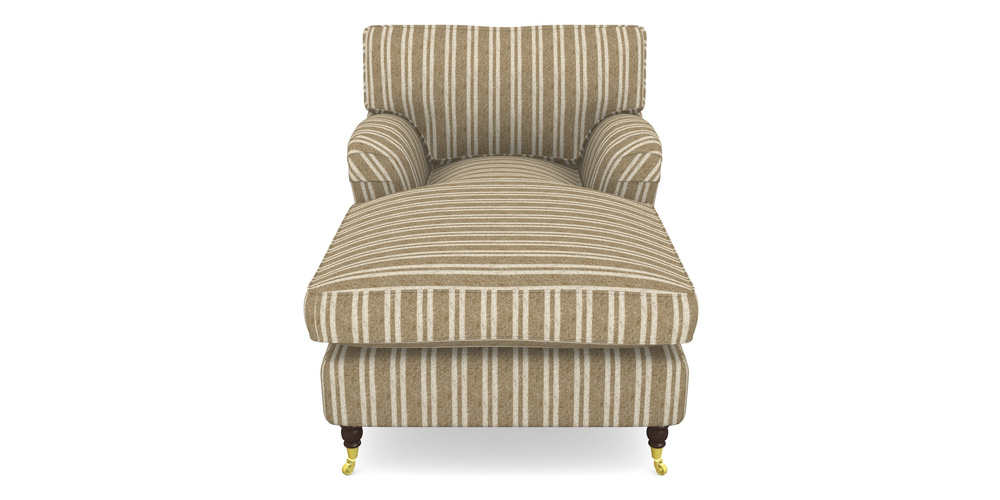 Product photograph of Alwinton Chaise Chair In Cloth 22 - Barcode - Fallen Leaf from Sofas and Stuff Limited