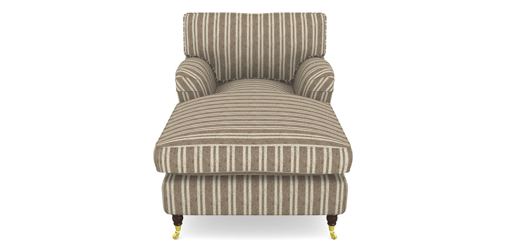 Product photograph of Alwinton Chaise Chair In Cloth 22 - Barcode - Peat from Sofas and Stuff Limited