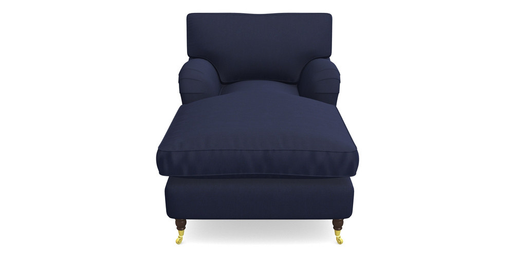 Product photograph of Alwinton Chaise Chair In Clever Tough And Eco Velvet - Indigo from Sofas and Stuff Limited