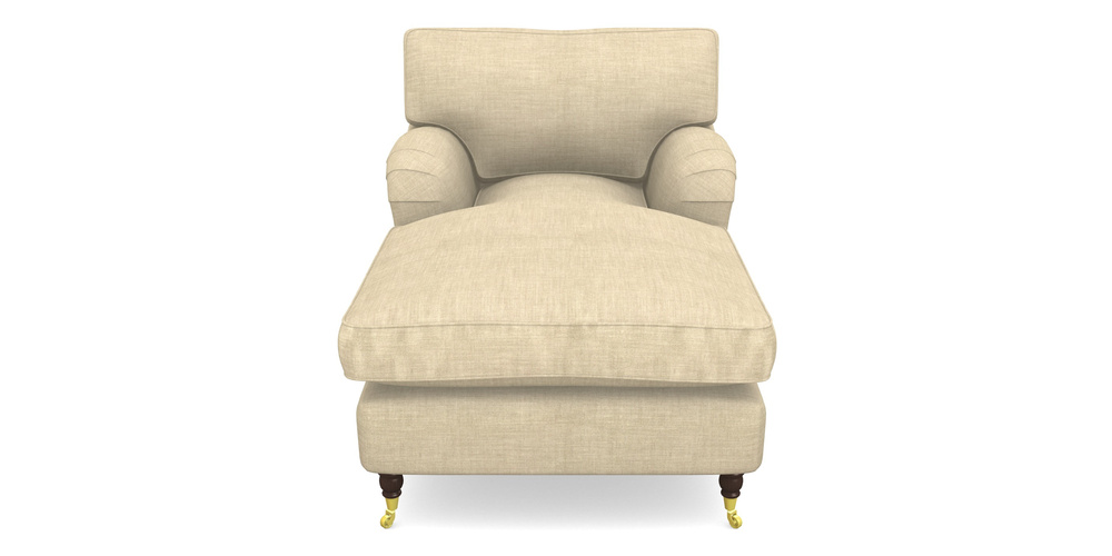 Product photograph of Alwinton Chaise Chair In Posh Linen - Oatmeal from Sofas and Stuff Limited