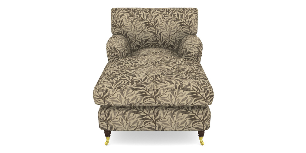 Product photograph of Alwinton Chaise Chair In V A Drawn From Nature - Willow Bough Large - Brown from Sofas and Stuff Limited