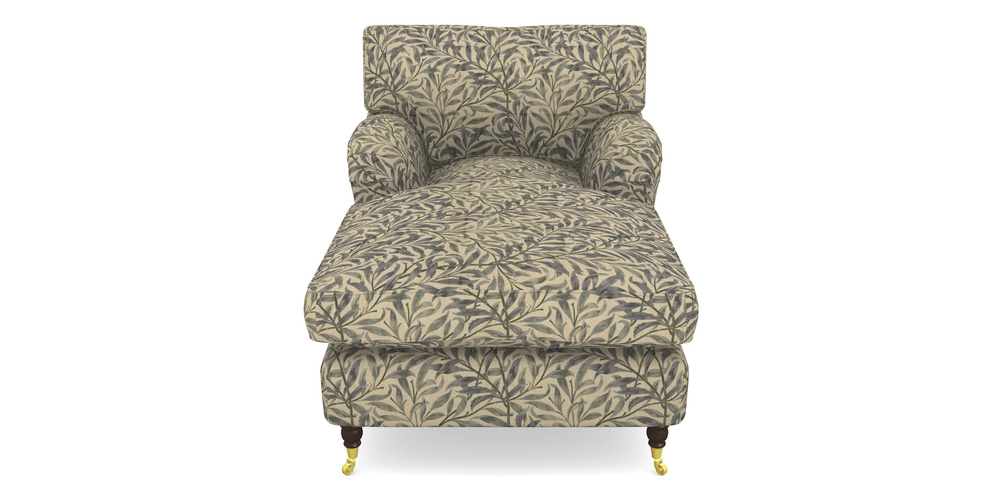 Product photograph of Alwinton Chaise Chair In V A Drawn From Nature - Willow Bough Large - Duck Egg from Sofas and Stuff Limited