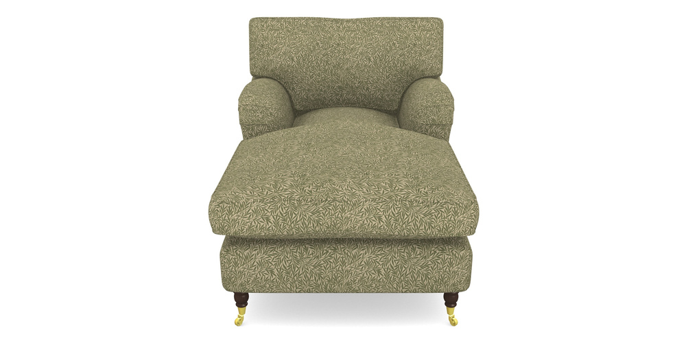 Product photograph of Alwinton Chaise Chair In V A Drawn From Nature Collection - Willow - Light Green from Sofas and Stuff Limited