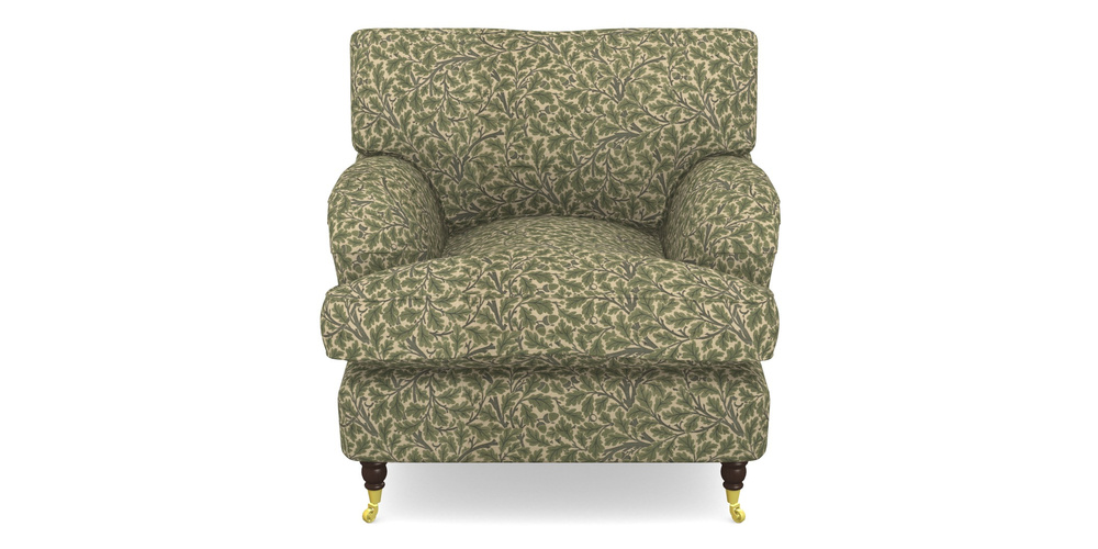 Product photograph of Alwinton Chair In V A Drawn From Nature Collection - Oak Tree - Light Green from Sofas and Stuff Limited